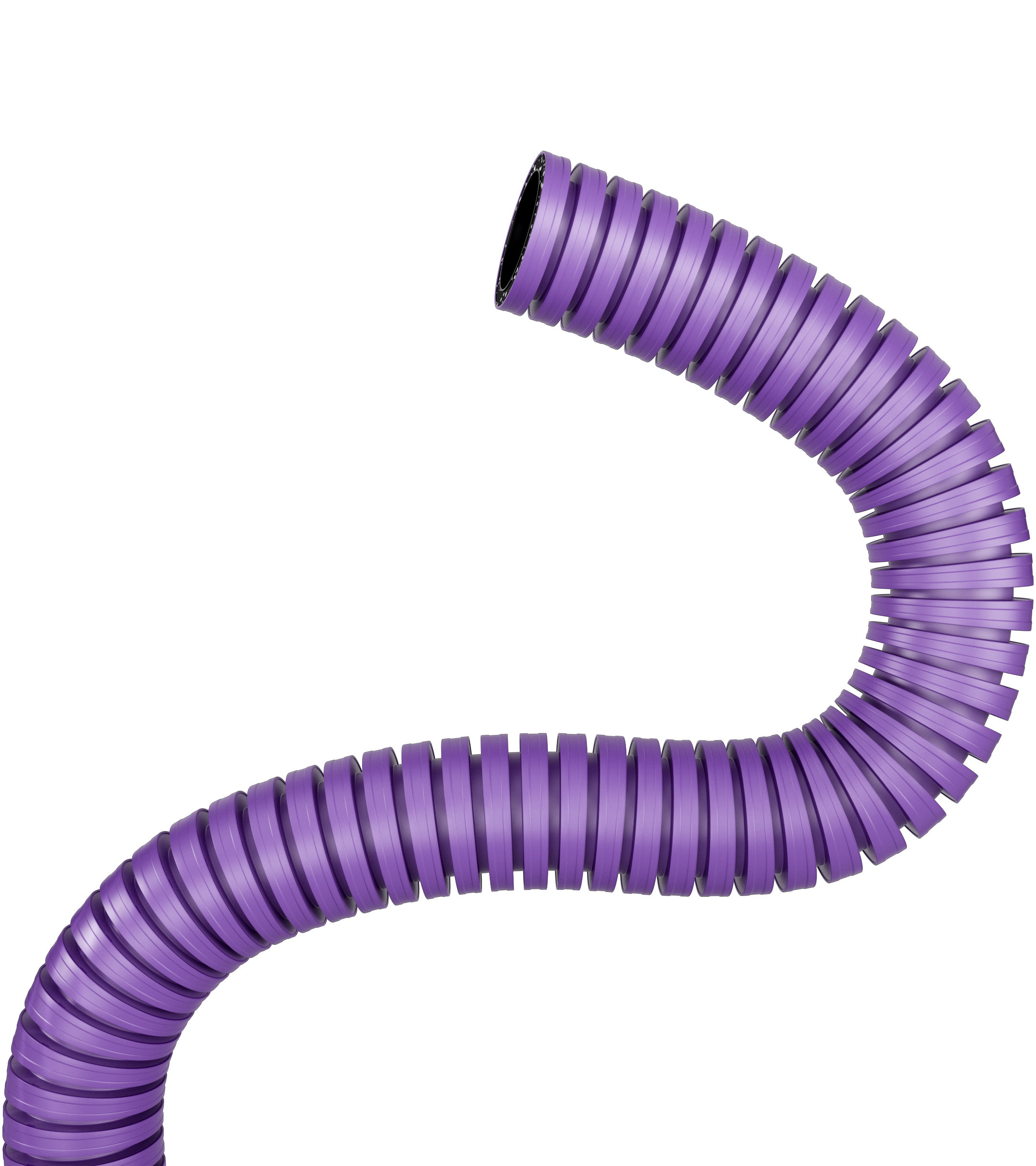 E-Rohr 20mm iFlow rPP Violett R100