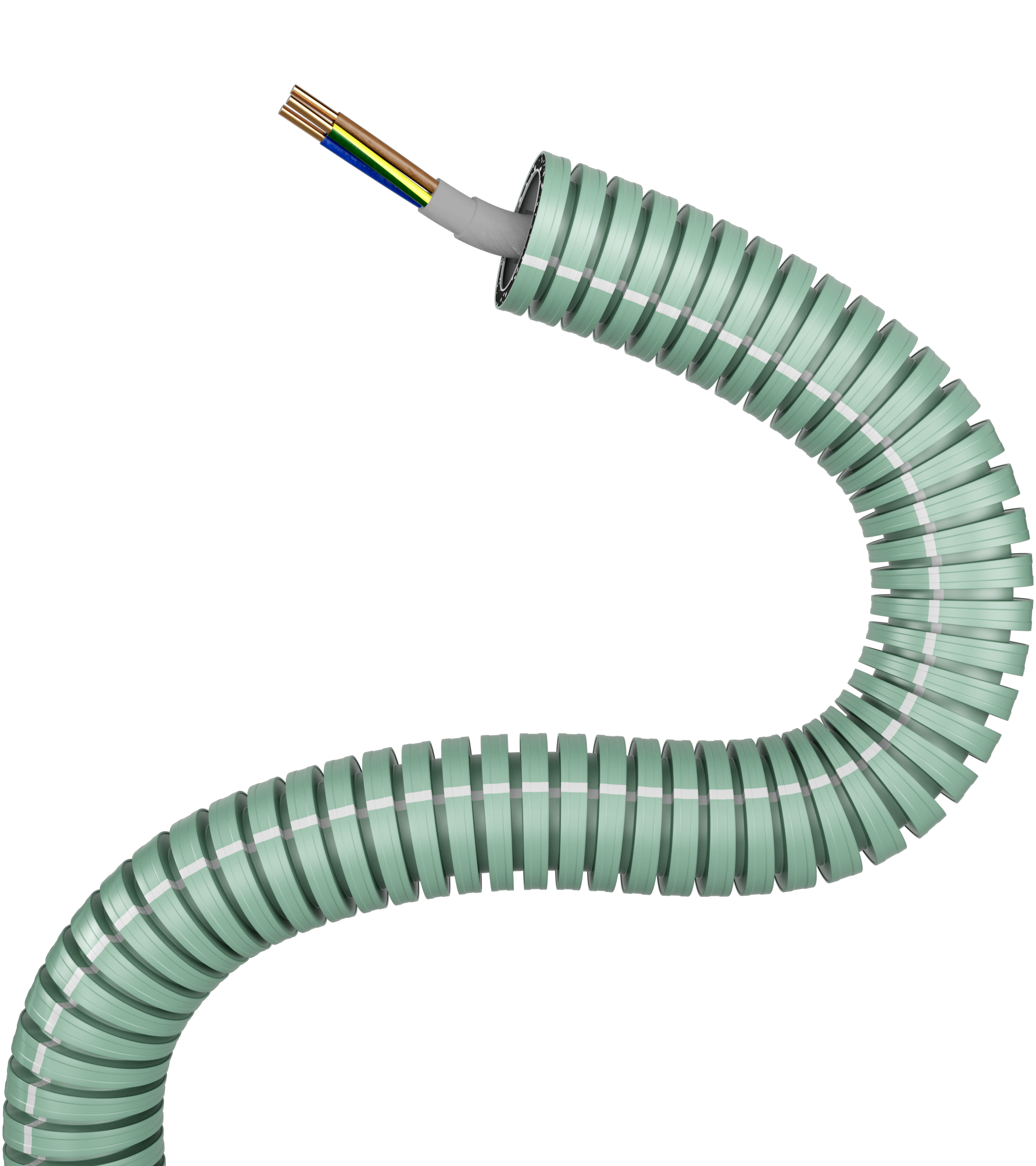 E-Rohr 20/YM-J 3x2,5mm² rPP R100