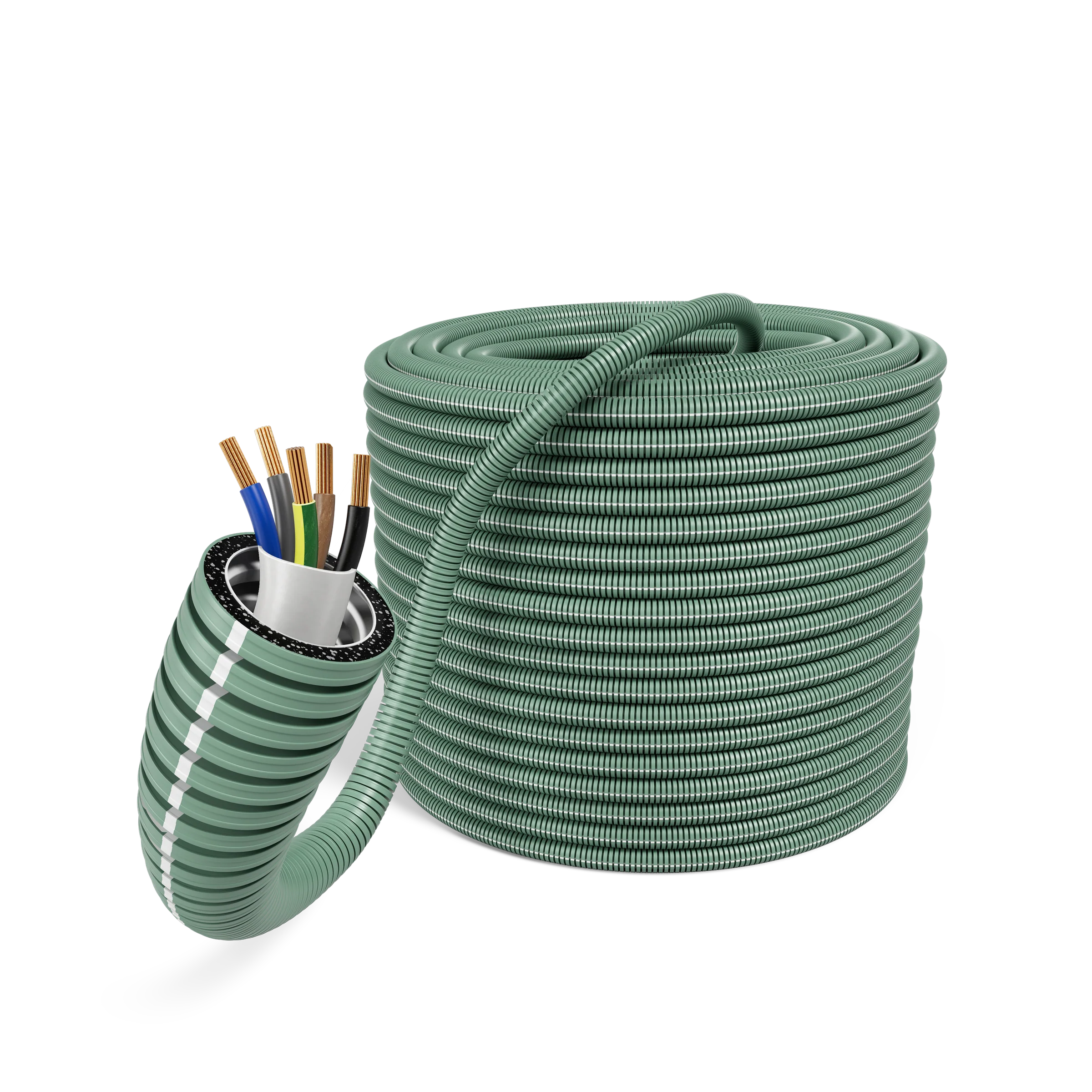 E-Rohr 20/YML 5x0,75 rPP R100