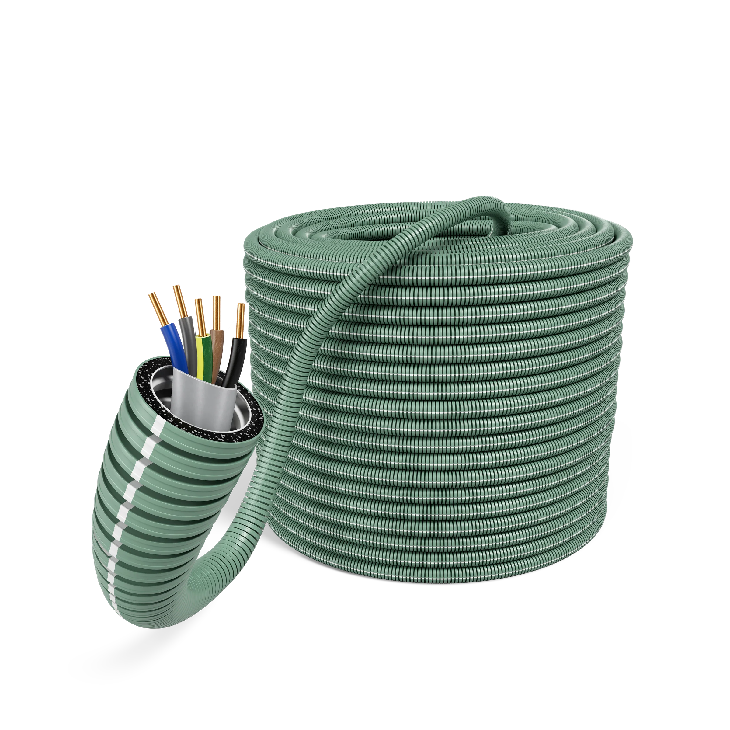 E-Rohr 20/YM-J 5x1,5mm² rPP R100